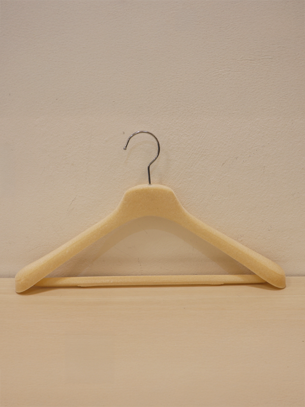 Cabide Terno Veludo Bege