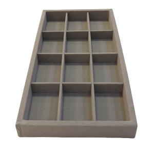 Caixa Colméia Veludo 20x40x3cm para Bijouterias - 920004B