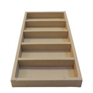 Bandeja p/ Óculos 20X40x3 Corino Bege