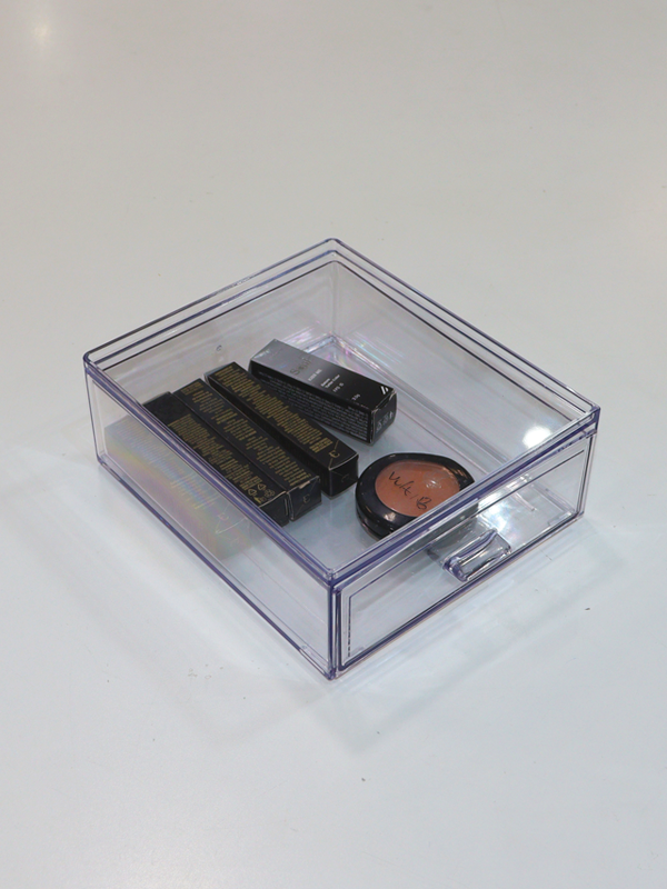 Caixa Organizadora C/01 Gaveta empilhável 18,5x16x7cm - 1087