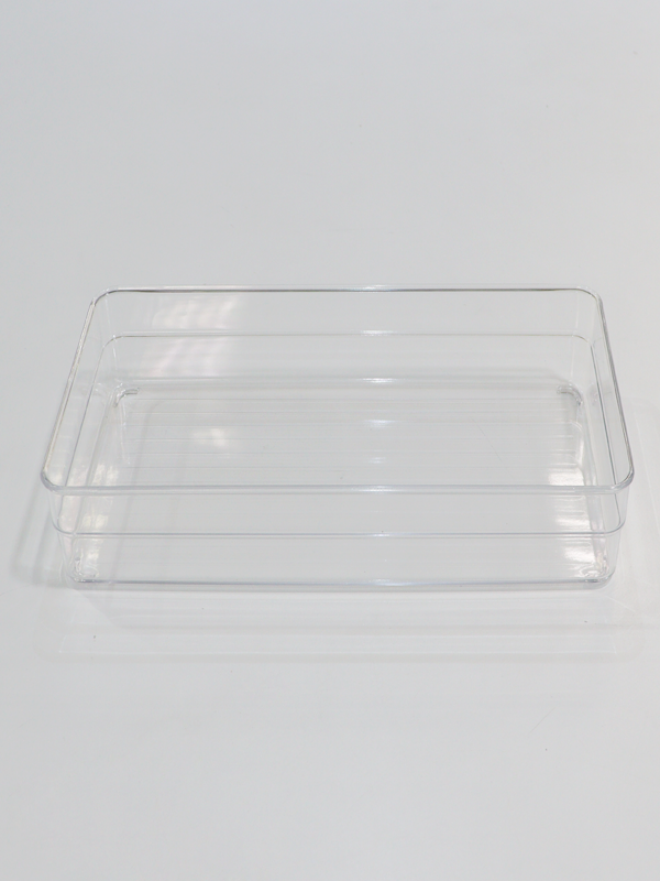 Organizador diamond 30x15x 5,2cm cristal - 1117